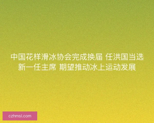 中国花样滑冰协会完成换届 任洪国当选新一任主席 期望推动冰上运动发展